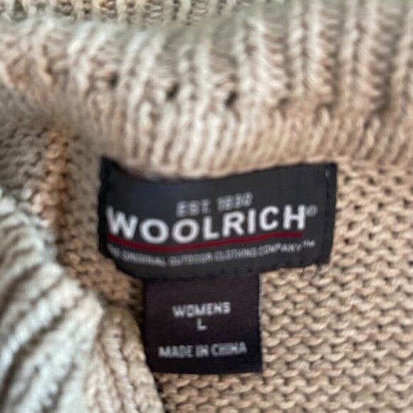 Woolrich Full Zip Embellished Sweater Vest size Large - Picture 5 of 5